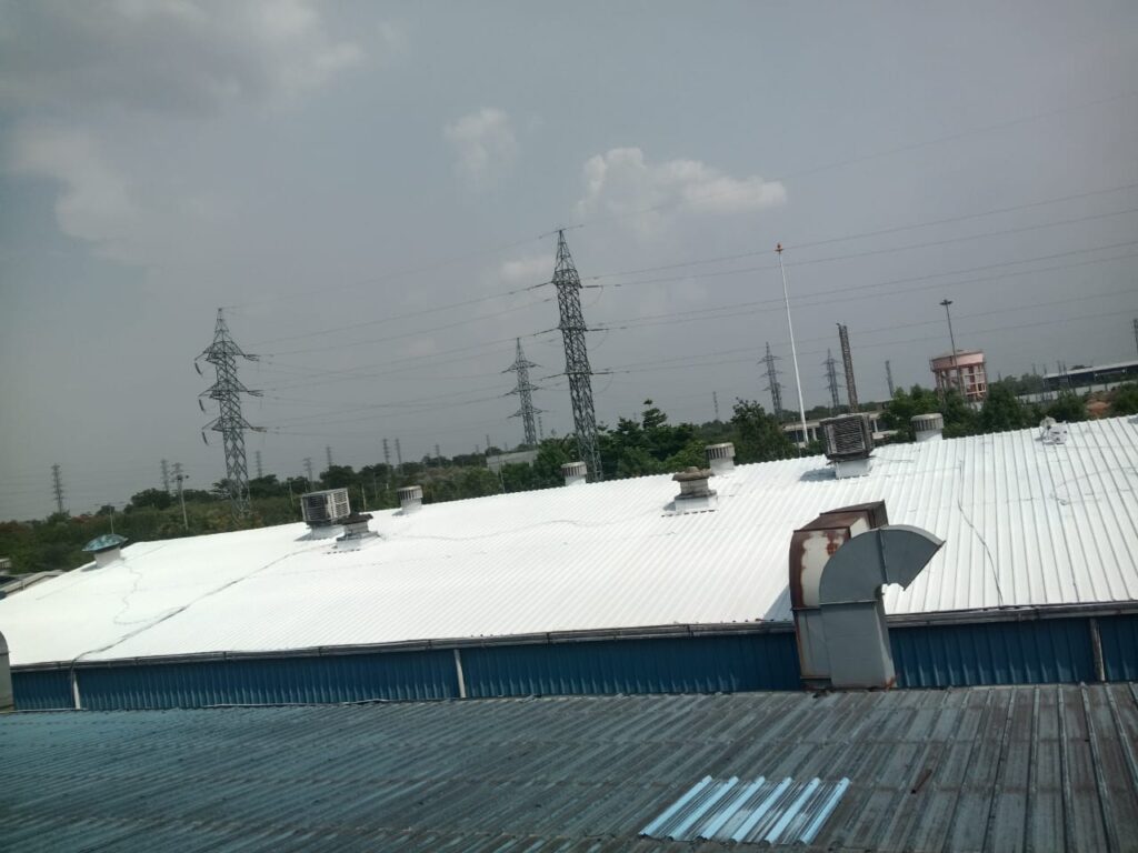 Cool Roof Application on roof