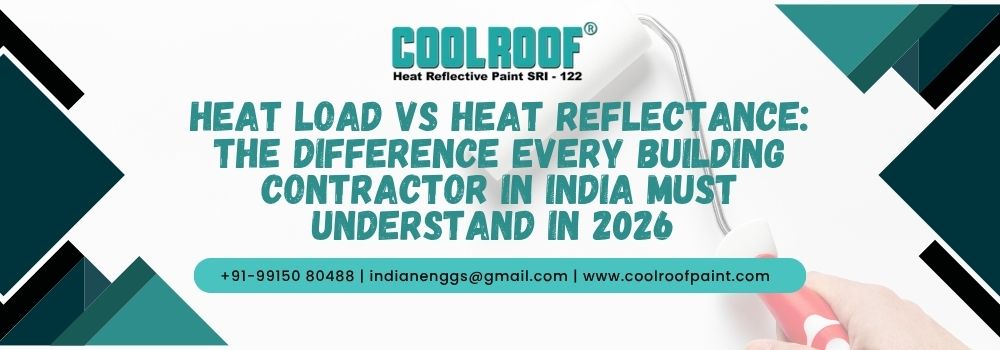 Heat Load vs Heat Reflectance The Difference Every Building Contractor in India Must Understand in 2026